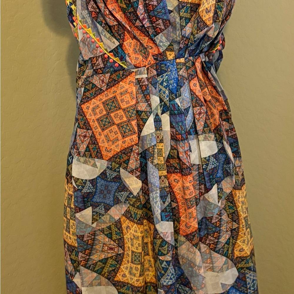 Ranna Gill Colorful Patchwork Maxi Dress